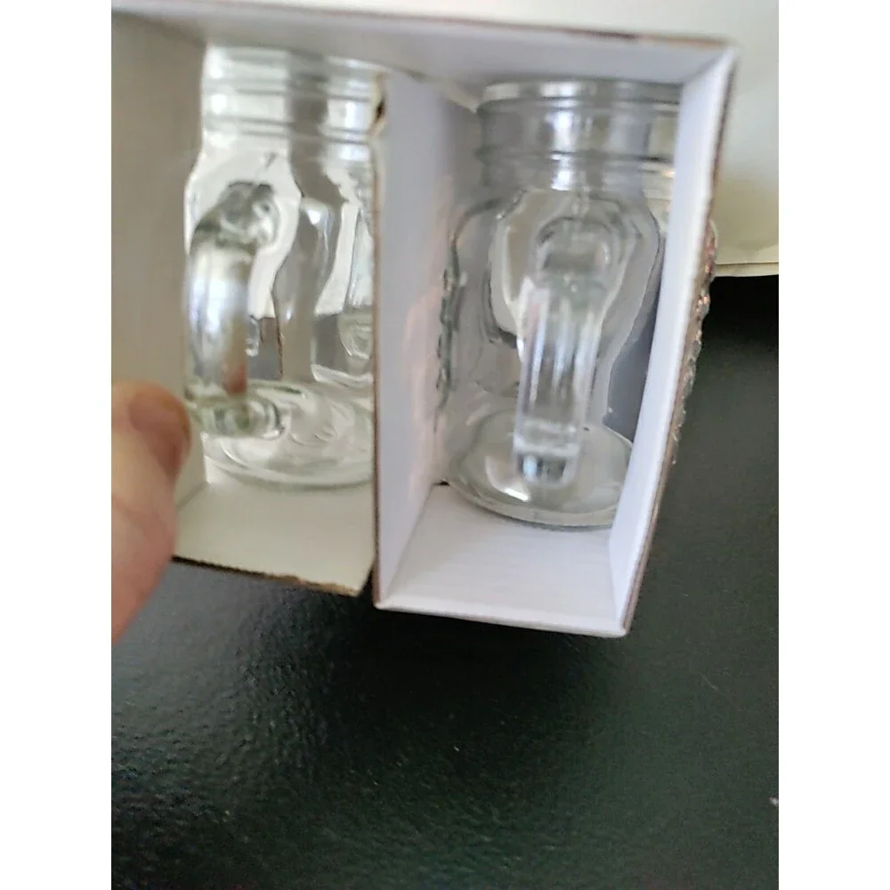 Mini Mason Jar Shot Glasses Set of 4 Brand New 5oz Brand New